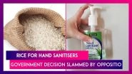 Rice For Hand Sanitisers: Rahul Gandhi Slams Move, Says Cleaning The Hands Of Rich From Poor&rsquo;s Share