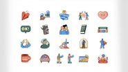 WhatsApp &lsquo;Together at Home&rsquo; Stickers Launched in Collaboration With WHO: How to Download & Share These Stickers With Friends & Family During Quarantine Period on Android, iOS Phones