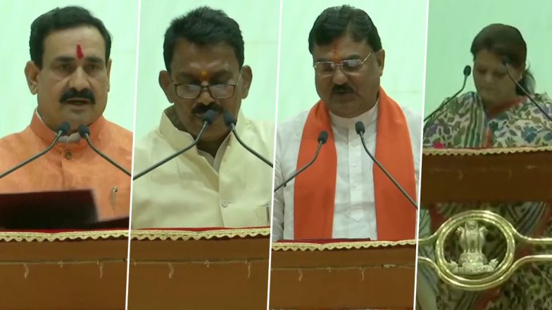Madhya Pradesh Cabinet: 5 Ministers Take Oath in Shivraj Singh Chouhan Cabinet Amid Lockdown, Check Full List of MP Cabinet Ministers