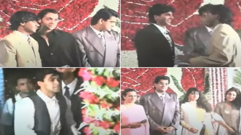 Thursday Throwback: When Ajay Devgn Welcomed and Hugged Akshay Kumar, Salman Khan and Others Like a True Baaraati at His Sister’s Wedding Reception (Watch Rare Video)