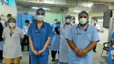 Doctors, Nurses at LNJP Hospital in Delhi Allege COVID-19 Patients Manhandled and Threatened Them When Asked to Wait, Watch Video