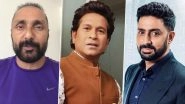 Sachin Tendulkar Turns 47: Abhishek Bachchan, Rahul Bose and Other B-Town Celebs Pour Wishes and Love For the God of Cricket (Read Tweets)