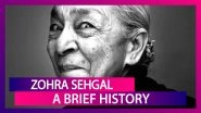 On Zohra Sehgal's 109th Birth Anniversary, A Brief History Of Her Acting Career