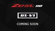 TVS Scooty Zest 110 BS6 Scooter Teased Ahead of Launch; Expected Prices, Features & Specifications