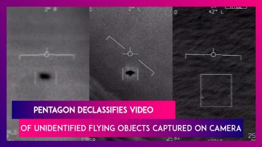 UFO Sighting: Pentagon Releases Footage Of Unidentified Flying Objects Spotted By US Navy Pilots