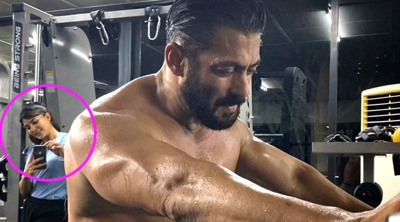 Salman Khan Catches Jacqueline Fernandez Taking His Gymming Picture 'Chori-Chori, Chupke-Chupke'