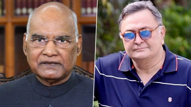 Rishi Kapoor Dies at 67: President Ram Nath Kovind Expresses Shock Over the Veteran Actor’s Demise, Says He Was an ‘Evergreen Personality’