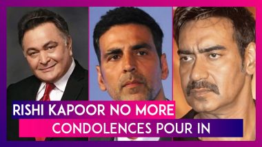 Rishi Kapoor No More: Akshay Kumar, Ajay Devgn, Urmila Matondkar, Manoj Bajpayee Condole His Death