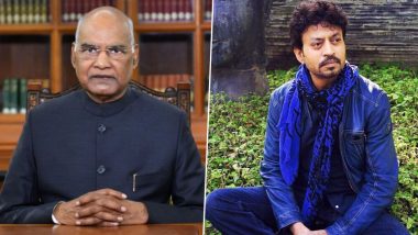 Irrfan Khan Dies at 53: President Ram Nath Kovind Expresses Sadness Over The Actor’s Untimely Demise, Says He Was a ‘Rare Talent’