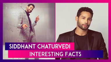 Siddhant Chaturvedi Birthday: Facts You Should Know About The Gully Boy Star