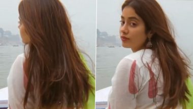 Janhvi Kapoor Is Missing Varanasi in Lockdown, Actress Shares Her Slow-Mo Video Touring the Ganga Ghat