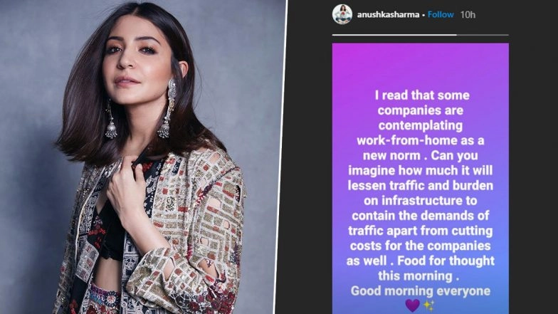 Anushka Sharma Points Out the Benefits of Work-From-Home and We Totally Agree With Her Views