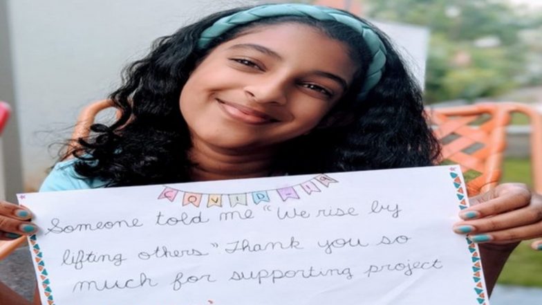 Ridhi, a 11-Year-Old Girl From Hyderabad, Raises Rs 9.4 Lakh to Help Poor and Needy Amid Coronavirus Lockdown