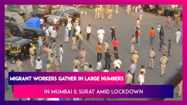 Migrant Workers Defy Lockdown And Come On To The Streets In Mumbai And Surat, Want To Return Home