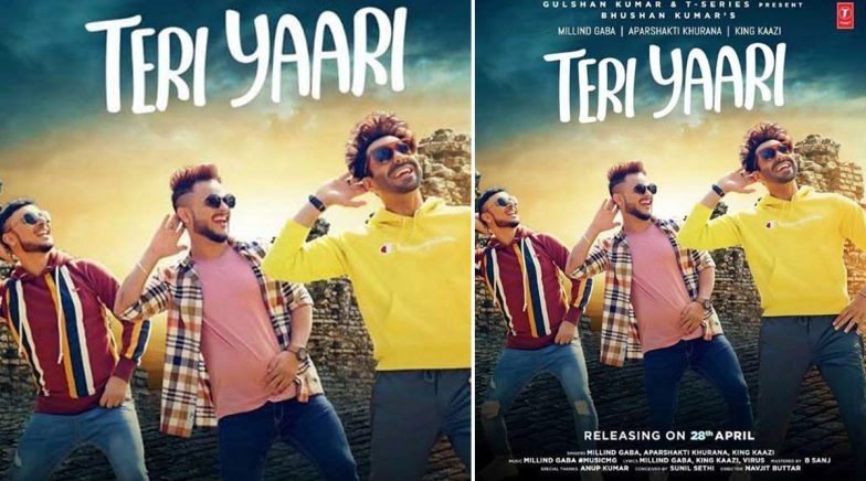 Aparshakti Khurana, Millind Gaba to Release a Friendship Anthem ‘Teri Yaari’