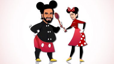 Ranveer Singh and Deepika Padukone Turn into Mickey and Minnie Mouse as the Actor Flaunts His Wife's Cooking Skills