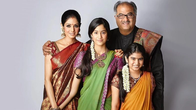 Janhvi Kapoor and Khushi Kapoor's Perfect Family Picture With Parents Sridevi and Boney Kapoor is the Best Throwback Post You'll See Today (View Pic)