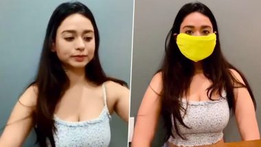 Soundarya Sharma Shows How to Make a COVID-19 Mask in Three Simple Steps (Watch Video)