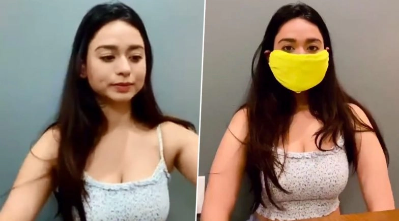 Soundarya Sharma Shows How to Make a COVID-19 Mask in Three Simple Steps (Watch Video)