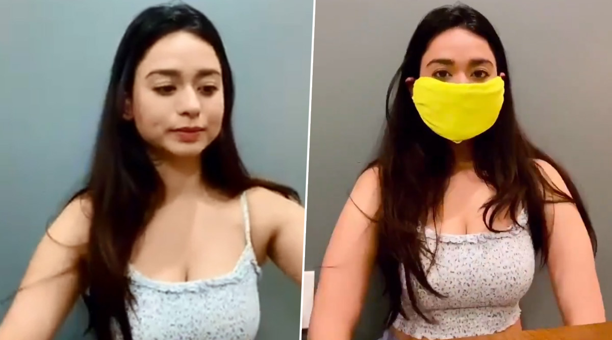 Sundariya Xxx - Soundarya Sharma Shows How to Make a COVID-19 Mask in Three Simple Steps  (Watch Video) | ðŸŽ¥ LatestLY