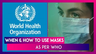 WHO Advice People About When And How To Use Masks Amid The Coronavirus Outbreak In The World