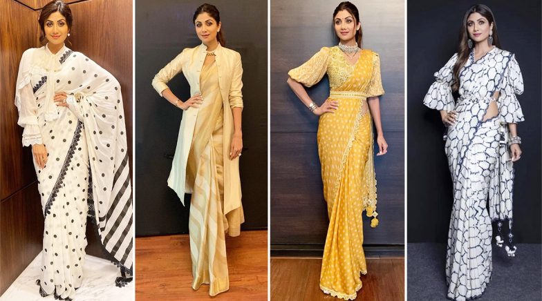 Shilpa Shetty in Her Sarees is Six Yards of Pure Elegance (View Pics ...