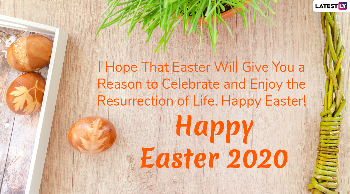 Happy Easter 2020 Messages: WhatsApp Sticker Wishes, Easter Sunday ...