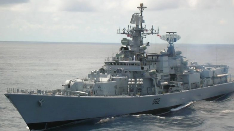 Indian Navy's 2-MW Solar Power Plant Commissioned by Vice Admiral Ajit Kumar in Navi Mumbai
