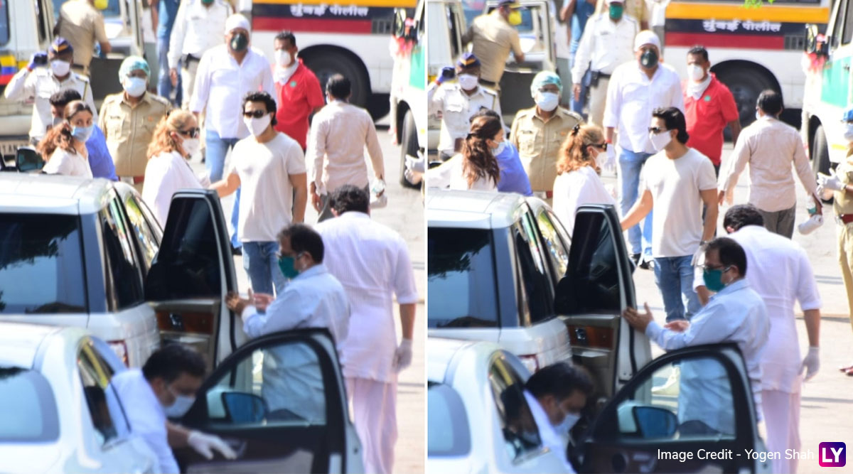 Rishi Kapoor Funeral: Neetu Singh, Ranbir Kapoor, Alia Bhatt, Kareena ...