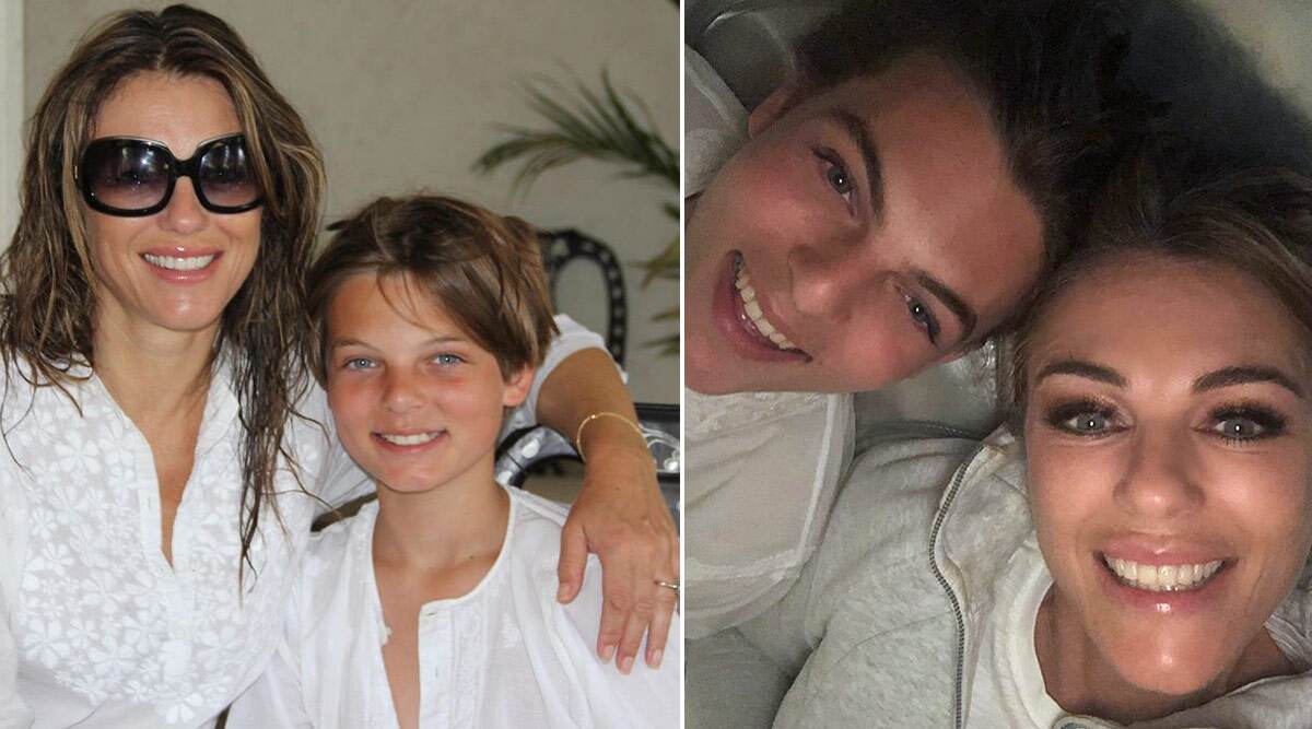 Elizabeth Hurley Is Filming a Murder Mystery with Her Son Damian During COVID-19 Lockdown Elizabeth Hurley Is Filming a Murder Mystery with Her Son Damian During COVID-19 Lockdown