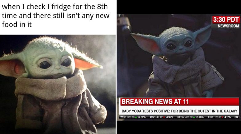 Funny Baby Yoda Memes And Jokes From Quarantine Snacks To Wfh Hilarious Posts Featuring Our Favourite Mandalorian Character Will Make You Lol Amid Lockdown Latestly