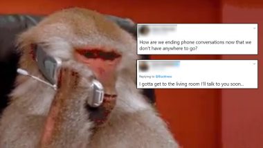 'How to End Phone Conversations Now That You Have Nowhere to Go' Trends on Twitter Amid Lockdown! Check Out Funny Replies That Are Winning the Internet