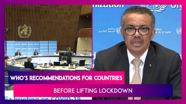 WHO Lists 6 Steps For Countries To Follow Before Lifting Lockdown, Says COVID-19 Vaccine Necessary