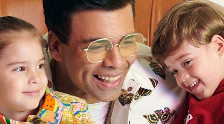 Karan Johar's Kids Yash and Roohi Are Not a Fan of His Dressing (Watch Video) 