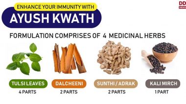 AYUSH Ministry Wants States to Manufacture 'Ayush Kwath', a Herbal Formulation to Boost Immunity