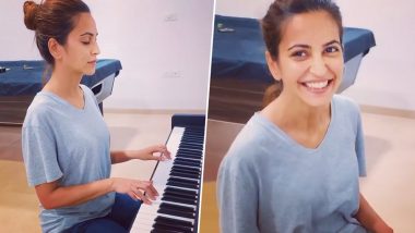 Kriti Kharbanda Plays Money Heist Song Bella Ciao on Piano with Her Eyes Closed and We Wonder How She Pulled It Off (Watch Video)