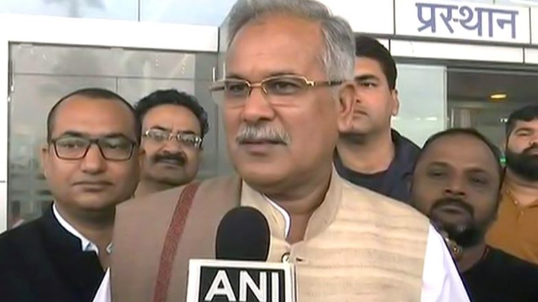 Chhattisgarh CM Bhupesh Baghel on His Father's Remark Against Brahmins: 'Legal Action Would Be Taken Against Him If He Made Objectionable Comments'