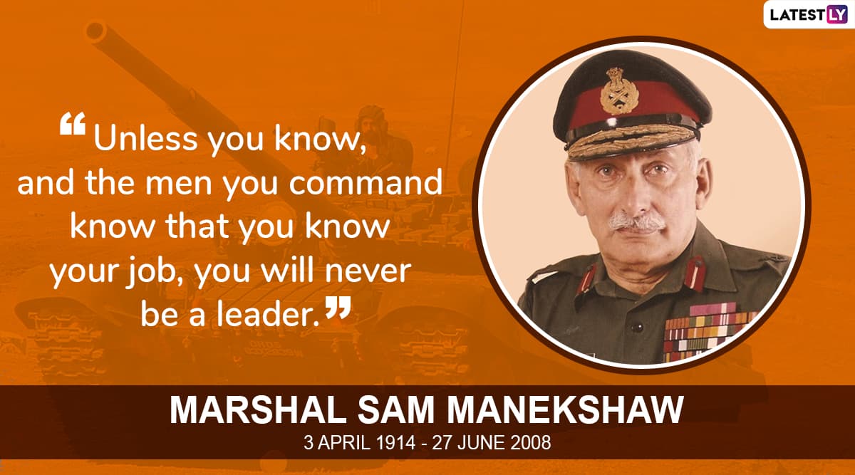 Field Marshal Sam Manekshaw 106th Birth Anniversary: Remembering One of ...