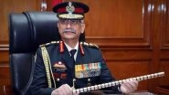 India-China Tensions: Army Chief General Manoj Mukund Naravane Leaves for Ladakh to Review On-ground Situation