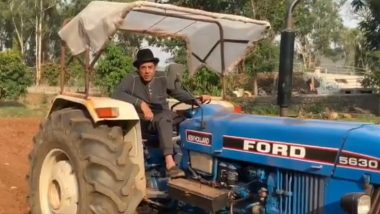 Dharmendra Gives Us a Motivational Message to Combat COVID-19 While Sitting on a Tractor in His Farm (Watch Video)