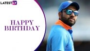 Fans Celebrate Rohit Sharma&rsquo;s Birthday, Trend #HappyBirthdayRohit on Twitter As Mumbai Indians Captain Turns 33