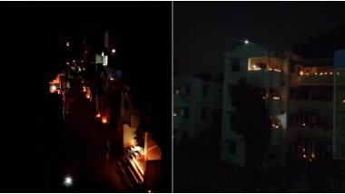 Indians Participate in #9PM9Minute Initiative by PM Modi, View Pics and Videos of #DiyaJalao Campaign; While Some COVIDIOTS Resort to Crackers and Fireworks