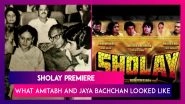 Sholay Days: Amitabh Bachchan Shares A Throwback Family Picture With Jaya From The Film&rsquo;s Premiere