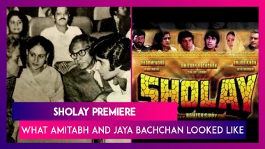 Sholay Days: Amitabh Bachchan Shares A Throwback Family Picture With Jaya From The Film’s Premiere