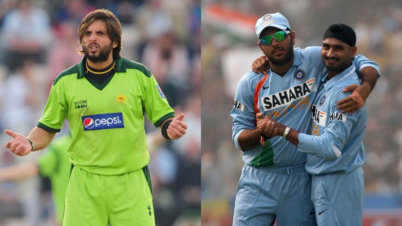 Shahid Afridi Reacts After Yuvraj Singh, Harbhajan Singh Face Backlash for Supporting Former Pakistan Captain's Foundation Doing Relief Work Amid Coronavirus Crisis
