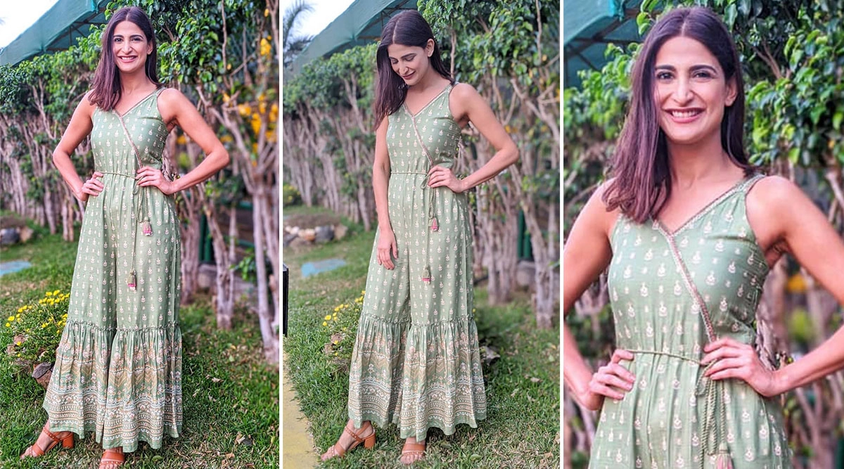 Ahana Kumra in Global Desi Jumpsuit