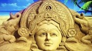 Akshaya Tritiya 2020 HD Images: Sudarsan Pattnaik Creates Beautiful Sand Art, Twitterati Share 'Happy Akshaya Tritiya' Wishes to Celebrate Hindu Festival