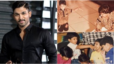 Ram Charan, Chiranjeevi Wish Allu Arjun on His Birthday With Cute Throwback Pictures from His Childhood 
