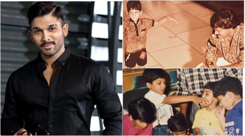 Allu Arjun Birthday: Ram Charan, Chiranjeevi Post Adorable Childhood Pictures to Wish the Actor