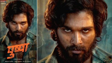 Pushpa First Look: Allu Arjun Dons a Fierce Avatar in Sukumar's Upcoming Actioner, Leaves Fans Impressed With This Special Treat on His Birthday (View Pic)